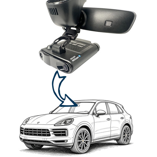 BlendMount Radar Detector Mounts for Porsche Cayenne