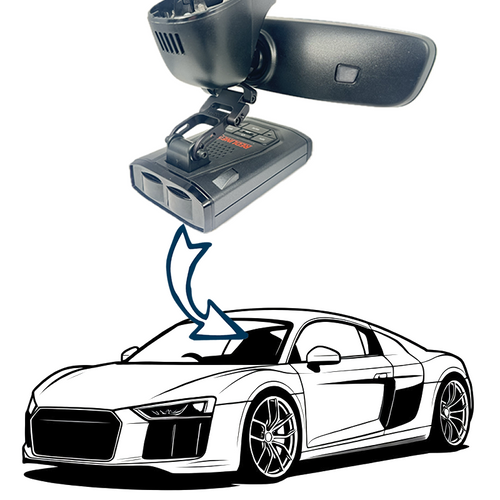 BlendMount Radar Detector Mounts for Audi R8