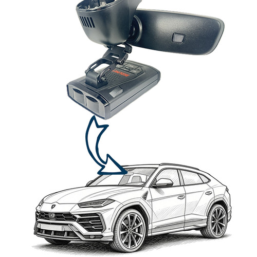 BlendMount Radar Detector Mounts for Lamborghini Urus