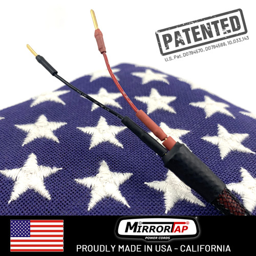 Power Cord, MTX Series, Patented, 15" long, RJ-11, 2 Amp Inline Fuse with Military Grade Taps Kit