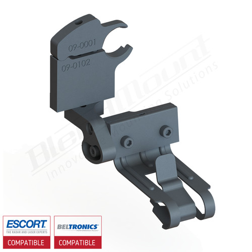 BlendMount BMX-3014 Escort radar detector mount rendering