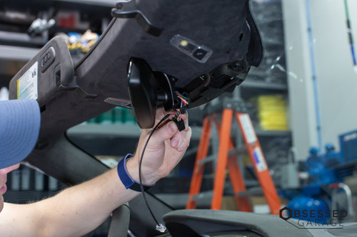 MirrorTap Power Cords MT-2010 Corvette C7 obsessed garage install pic2
