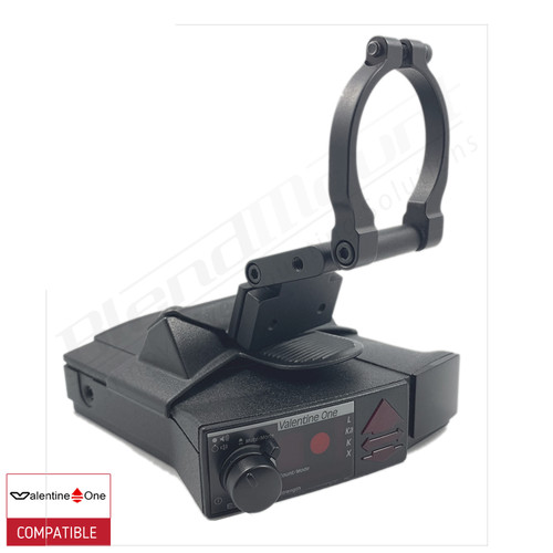 BlendMount BV1-2003R radar detector mount with Valentine One iso view 2