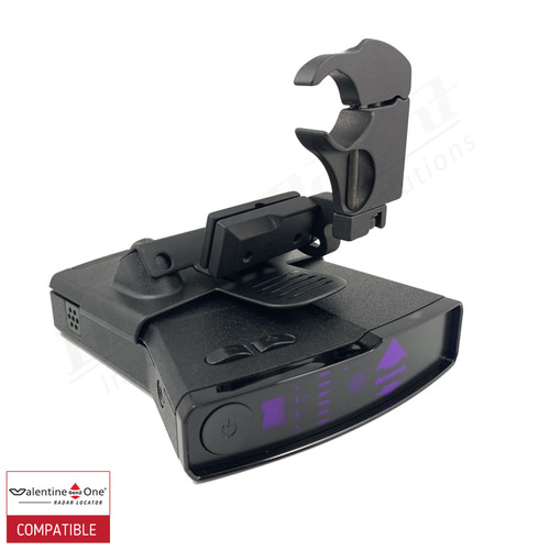BlendMount BV1-2017 radar detector mount with Valentine One Gen2 iso view 2