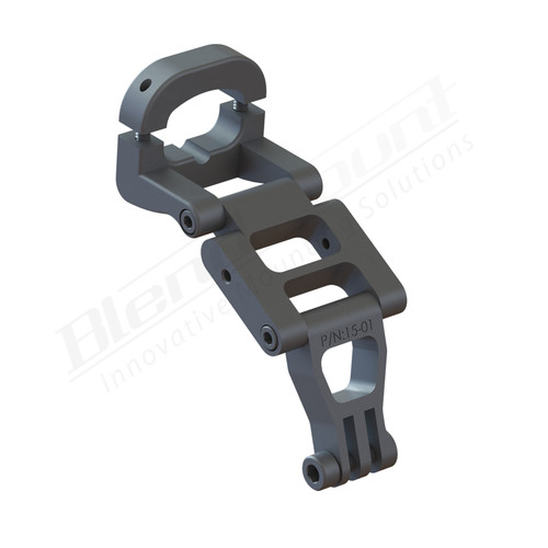 BlendMount BGP-2005R Gopro Actioncam mount rendering