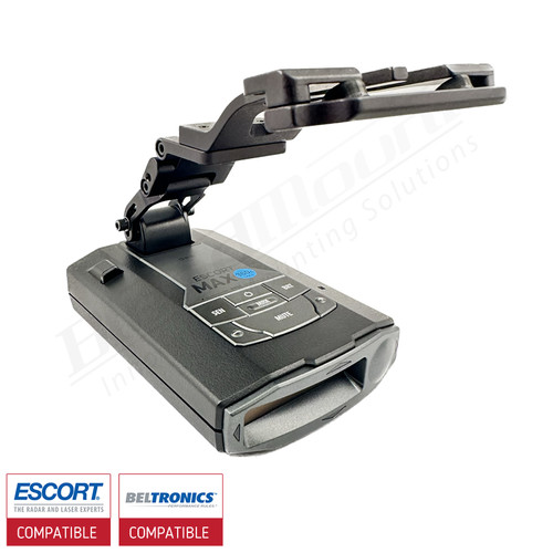 BMG-2028 radar detector mount with Escort Max360C MKII front