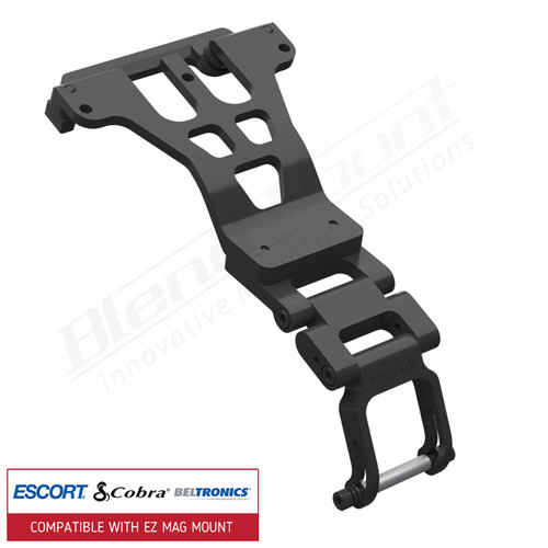 Corvette C8 Radar Detector Mount rendering BMG-2028