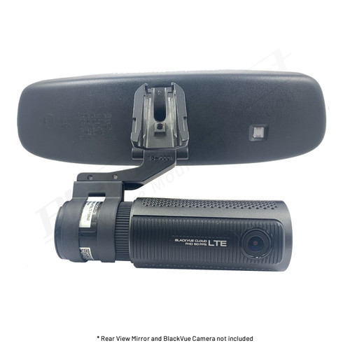 BlendMount BlackVue LTE 750 dashcam with rear view mirror