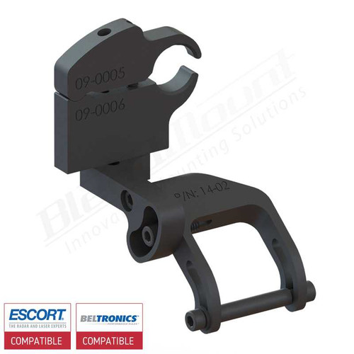 Aluminum Radar Detector Mount BMG-2016 Compatible with EZ Mag Mount Custom Fit BlendMount
