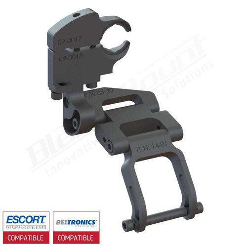 Aluminum Radar Detector Mount BMG-2025 Compatible with EZ Mag Mount Custom Fit BlendMount