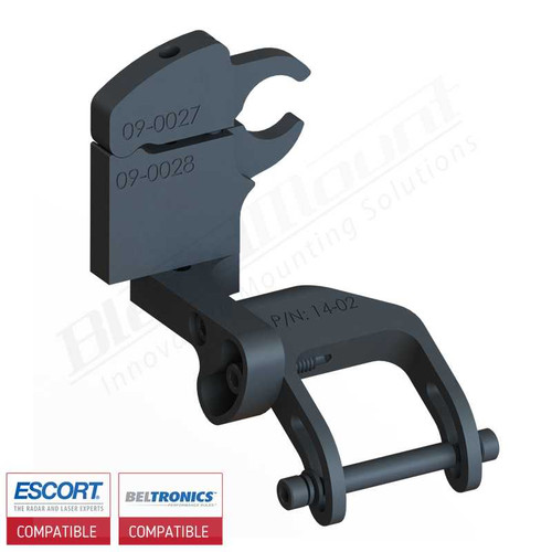 Aluminum Radar Detector Mount BMG-2026 Compatible with EZ Mag Mount Custom Fit BlendMount