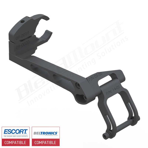 Aluminum Radar Detector Mount BMG-2027 Compatible with EZ Mag Mount Custom Fit BlendMount