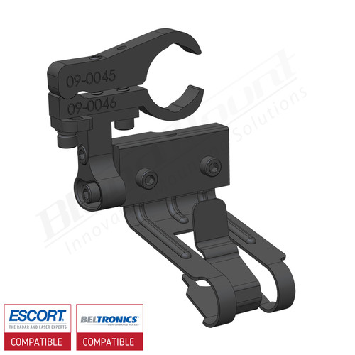 Aluminum Radar Detector Mount for Escort Max 360/Passport Max2/Max/Max II, Beltronics GT, Cobra, Specialty 2042 Series BlendMount