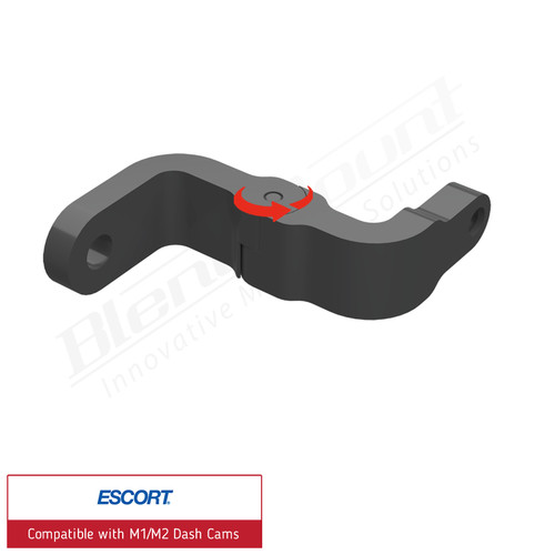 BlendMount Aluminum Swivel Mounting Bracket for Escort M1/M2 Smart Dash Cams, BM2-UP1 BlendMount
