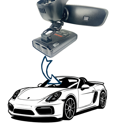 BlendMount Radar Detector Mounts for Porsche Boxster
