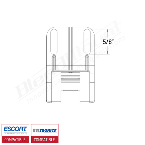 BlendMount BBE-UC2 upgrade clip dimensions