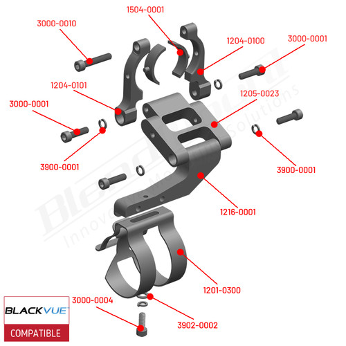 BlendMount BBV-2000R Exploded Parts List