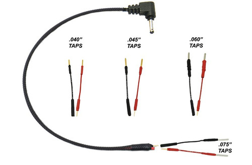 Power Cord, MTX Series, Patented, 15" long, DC Plug, 2 Amp Inline Fuse with Military Grade Taps
