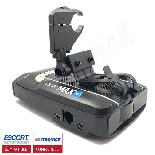 Aluminum Radar Detector Mount for Escort Max 360/Passport Max2/Max/Max II, Beltronics GT, Cobra, Specialty 2018 Series