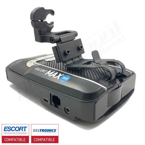 Aluminum Radar Detector Mount for Escort Max 360/Passport Max2/Max/Max II, Beltronics GT, Cobra, Specialty 2023 Series