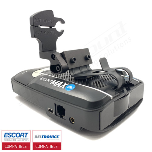 Aluminum Radar Detector Mount for Escort Max 360/Passport Max2/Max/Max II, Beltronics GT, Cobra, Specialty 2026 Series