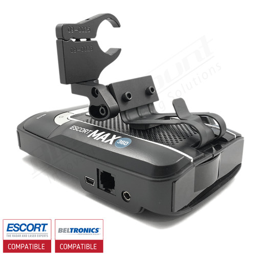 Aluminum Radar Detector Mount for Escort Max 360/Passport Max2/Max/Max II, Beltronics GT, Cobra, Specialty 2031 Series