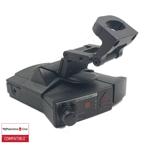BlendMount BV1-2005R radar detector mount with Valentine One iso view 2