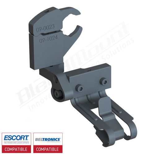 BlendMount BMX-2024 Escort radar detector mount rendering