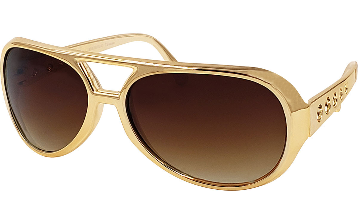 large gold sunglasses