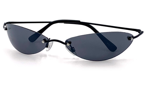 Matrix Neo Style Tinted Wrap Around Sunglasses Black | Adaptor Clothing