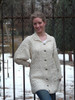 Gaoth Tunic Length Jacket in Mountain Meadow Wool