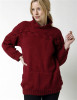 Horizontal Cabled Pullover Sweater