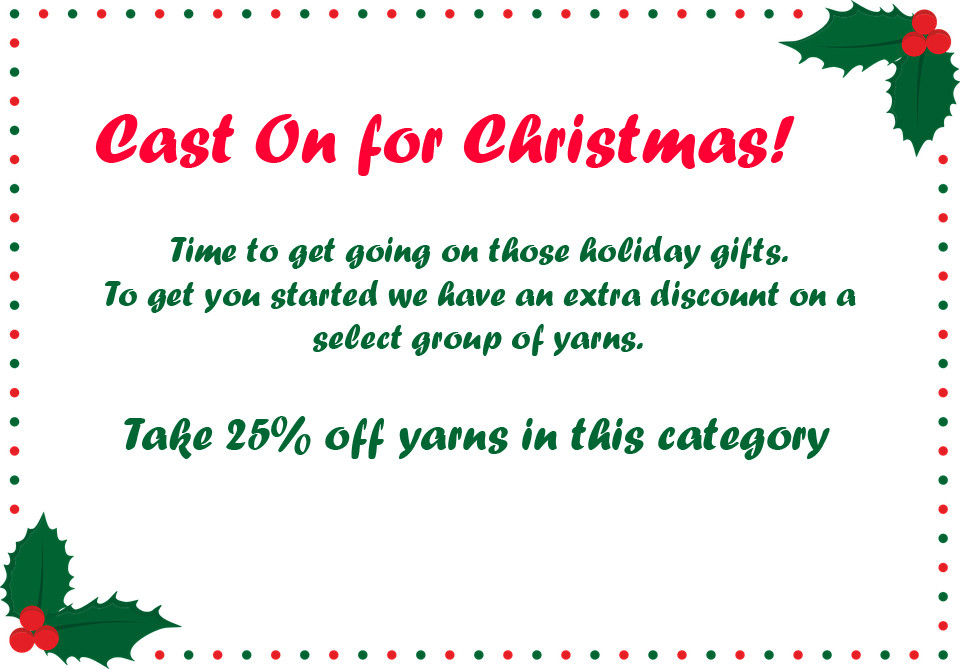 Cast On for Christmas!