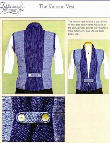 KIMONO COLLAR VEST