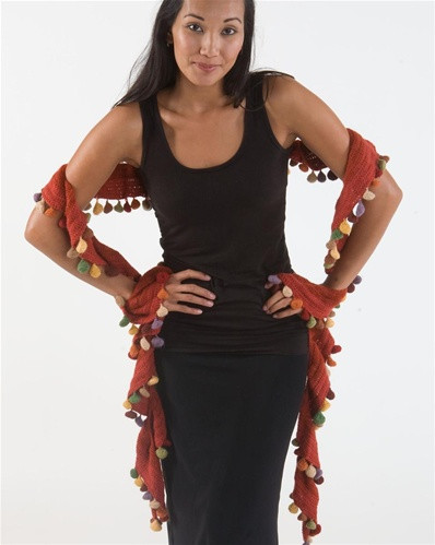 Crochet Spiral Scarf by Helen Hamann