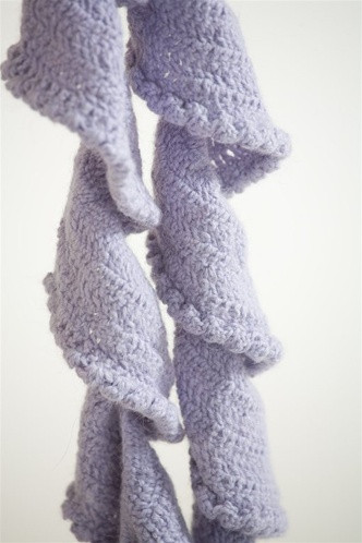 Crochet Spiral Scarf by Helen Hamann