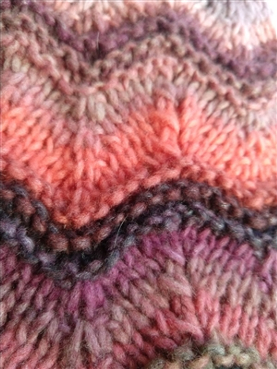 Wave Pattern Scarf in Lang Cloud