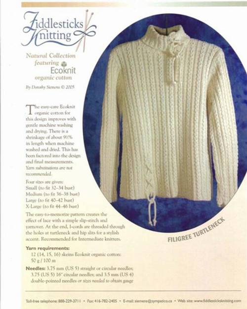 Filigree Turtleneck