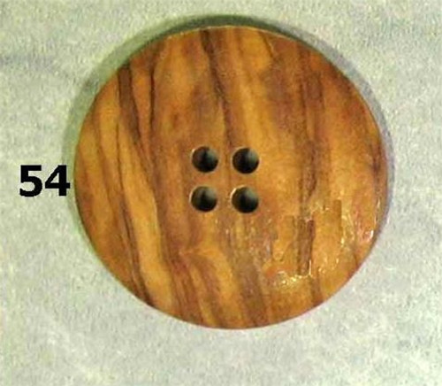 Button Large Wood size 54