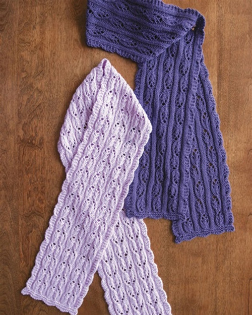 Fuchsia Lace Scarves