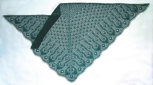 Peacock Feathers Shawl Peacock Feathers Shawl