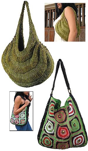 Handy Hobo Handbags to Knit & Crochet pattern from Stitch Diva Studios