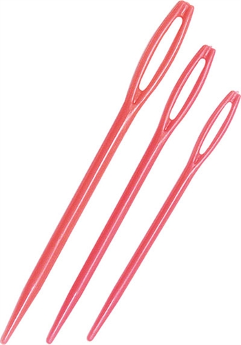 Plastic Darning Needles, 3 pack