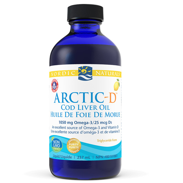Arctic D Cod Liver Oil (Lemon) 237ml