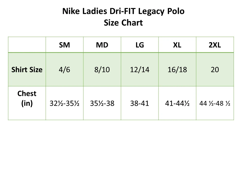 Nike Ladies DriFit Legacy Polo