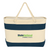 Large Cruising 16 oz Recycled Cotton Canvas Tote Bag with Rope Handles