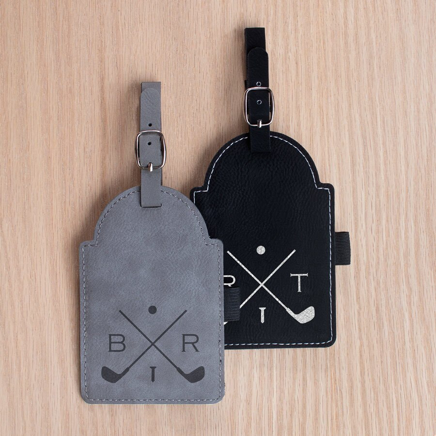 Personalized Monogrammed Golf Bag Tag