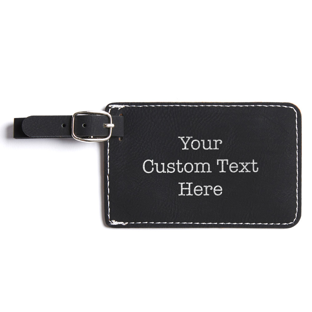 Create Your Own Personalized Black Luggage Tag