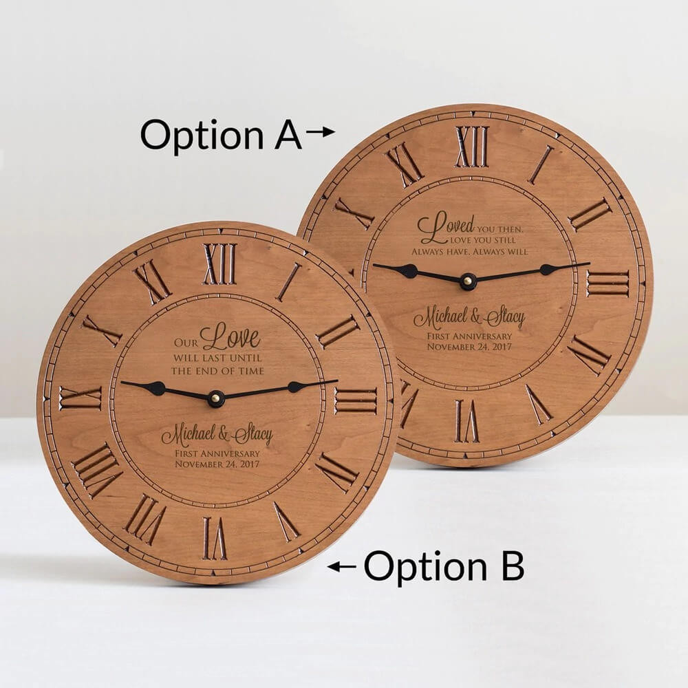 custom-engraved-anniversary-wood-clock