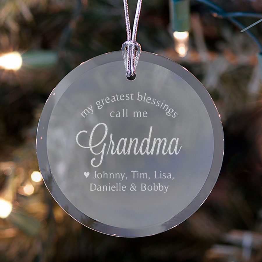 Personalized Grandma Ornament Lifetime Creations
